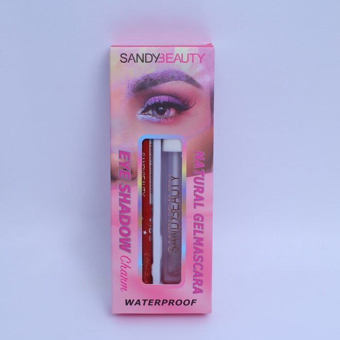 Sandy Beauty Eye Shadow and Glitter Mascara - 12 Different Colors